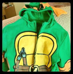 Ninja turtle hooded Michaelangelo jacket
